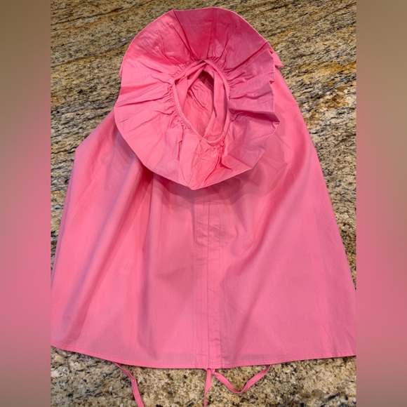 Bucket List women’s Size 1X Pink Ruffle Blouse Button Down NWOT - Picture 3 of 7